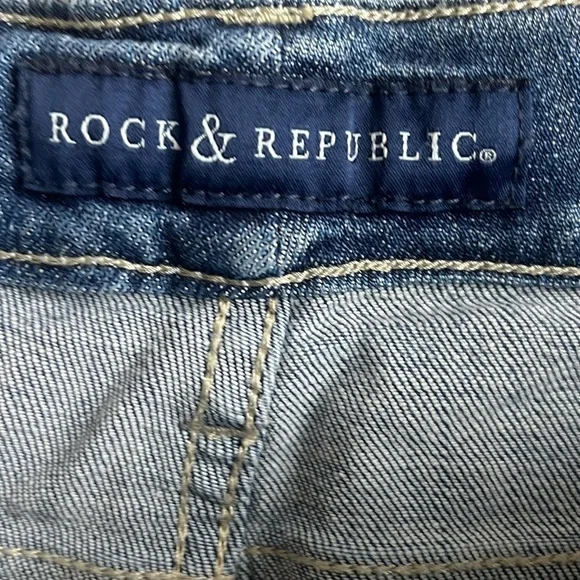 Rock & Republic Kendall Women's Stretch Ankle Jeans sz 24 - Picture 4 of 11